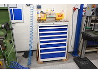 Burg - 8-delige draaibank onderdelen materialenkast - afbeelding 1 van  12