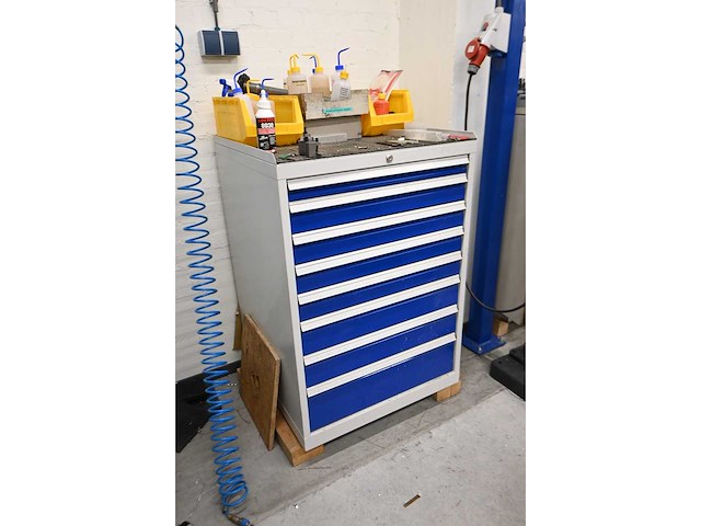 Burg - 8-delige draaibank onderdelen materialenkast - afbeelding 5 van  12