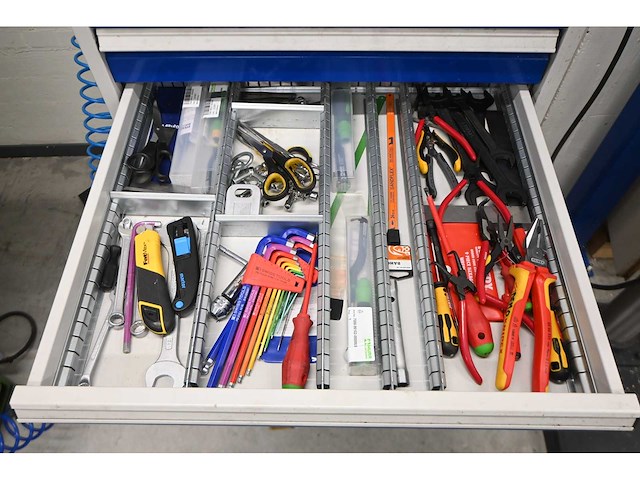 Burg - 8-delige draaibank onderdelen materialenkast - afbeelding 9 van  12