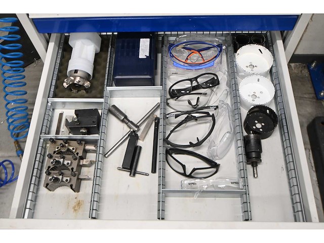 Burg - 8-delige draaibank onderdelen materialenkast - afbeelding 12 van  12