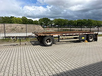 Burg containerchassis / wissellaadbak trailer, voorzien van rockinger gnz 27 d125 koppelsysteem, tandem uitvoering, nederlands kenteken wp-68-tj