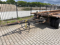 Burg containerchassis / wissellaadbak trailer, voorzien van rockinger gnz 27 d125 koppelsysteem, tandem uitvoering, nederlands kenteken wp-68-tj - afbeelding 1 van  7