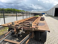 Burg containerchassis / wissellaadbak trailer, voorzien van rockinger gnz 27 d125 koppelsysteem, tandem uitvoering, nederlands kenteken wp-68-tj - afbeelding 2 van  7