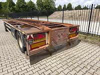 Burg containerchassis / wissellaadbak trailer, voorzien van rockinger gnz 27 d125 koppelsysteem, tandem uitvoering, nederlands kenteken wp-68-tj - afbeelding 6 van  7