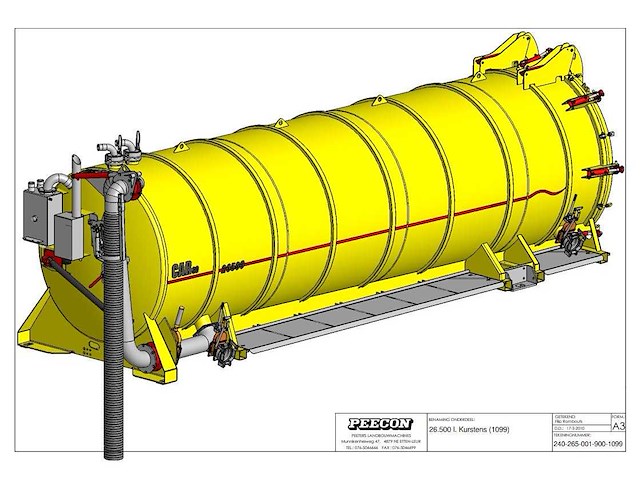 Burg – opbouw tanktrailer - 26.500 liter met hydraulische achterwand - afbeelding 64 van  72