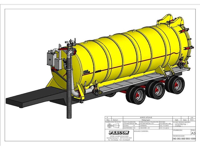 Burg – opbouw tanktrailer - 26.500 liter met hydraulische achterwand - afbeelding 65 van  72