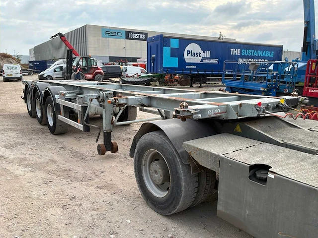 Burg oplegger trailer / containerchassis - afbeelding 7 van  11