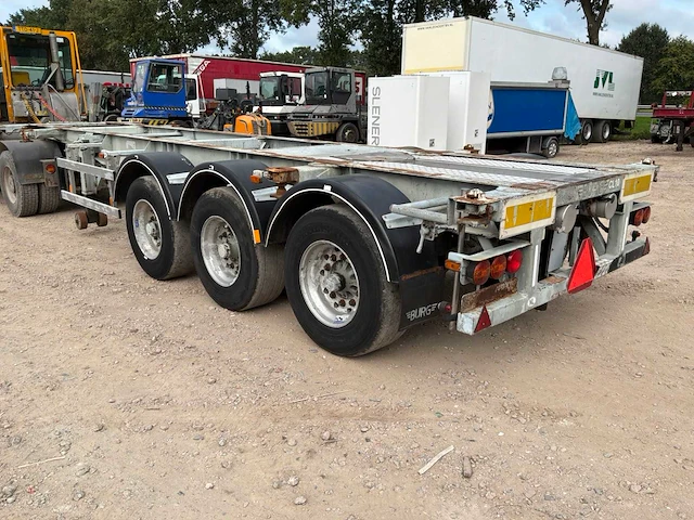 Burg oplegger trailer / containerchassis - afbeelding 10 van  11