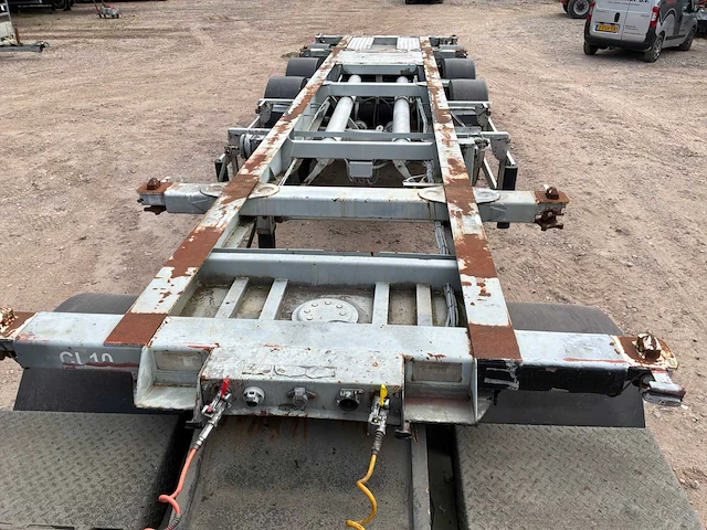 Burg oplegger trailer / containerchassis - afbeelding 5 van  11