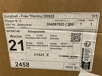 Burgbad free thermo 1406x485mm consoleplaat - afbeelding 2 van  2