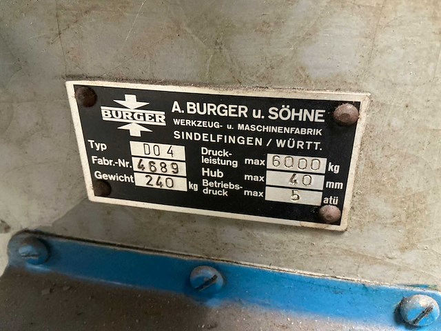 Burger do 4 c-frame pers 6ton - afbeelding 3 van  4