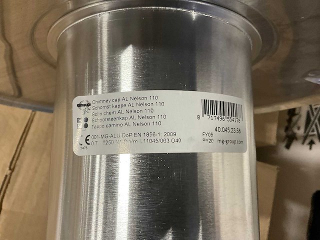 Burgerhout 40.045.23.58 schoorsteenkap (20x) - afbeelding 2 van  4