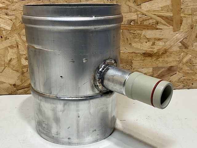 Burgerhout condensafvoer alu-fix hor./vert. al 130mm cond.aansl. 32mm (8x) - afbeelding 3 van  8