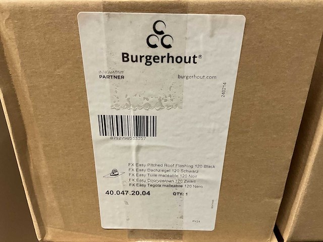 Burgerhout fx easy 120 40.047.20.04 doorvoerpan met glijschaal - afbeelding 2 van  3