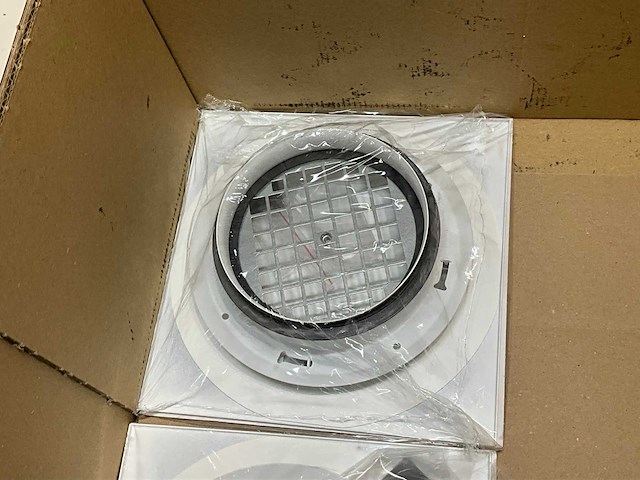 Burgerhout hybalans design ventilatierooster 125mm (4x) - afbeelding 2 van  3