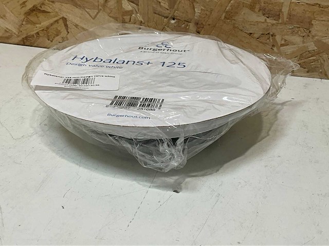 Burgerhout hybalans design ventilatierooster 125mm (6x) - afbeelding 1 van  4