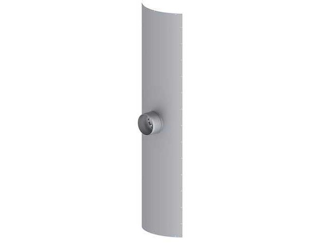 Burgerhout multiflex clv 60/100 40.075.02.21 aluminium afdekplaat met afstandhouder (4x) - afbeelding 1 van  4