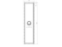 Burgerhout multiflex clv 60/100 40.075.02.21 aluminium afdekplaat met afstandhouder (4x) - afbeelding 2 van  4