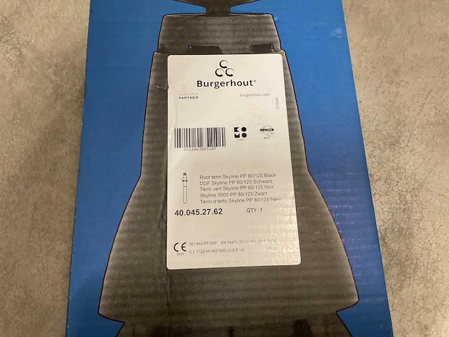 Burgerhout skyline 3000 pp 80/125 40.045.27.62 dakdoorvoer - afbeelding 2 van  2