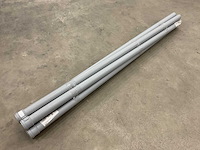 Burgerhout twinlife 60x2000mm pp rookgas verlengpijp (7x) - afbeelding 1 van  4