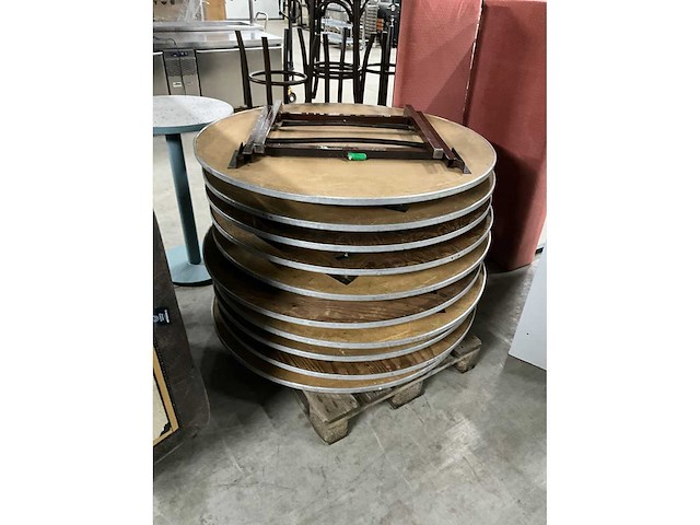 Burgess ronde klaptafels (10x) - afbeelding 7 van  7