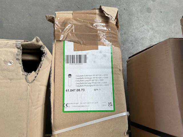 Burghout easy safe extension pp 60/100 rookgasafvoer - afbeelding 1 van  2