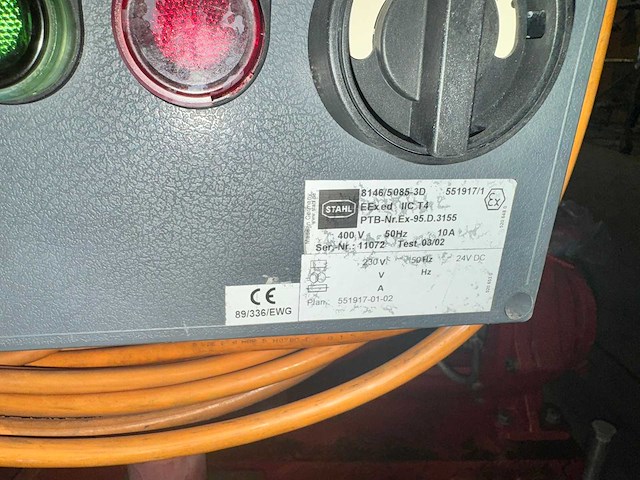 Burgmann - ts1016/a007 - mobile pump with drip tray - 2002 - afbeelding 7 van  7