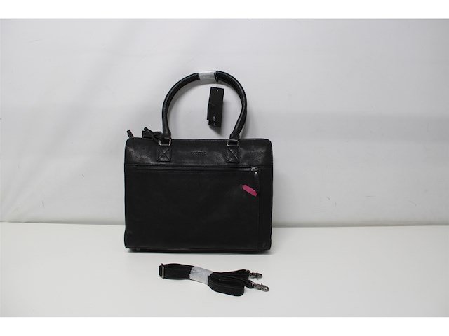 Burkely antique avery dames handbag 14'' zwart - afbeelding 1 van  2