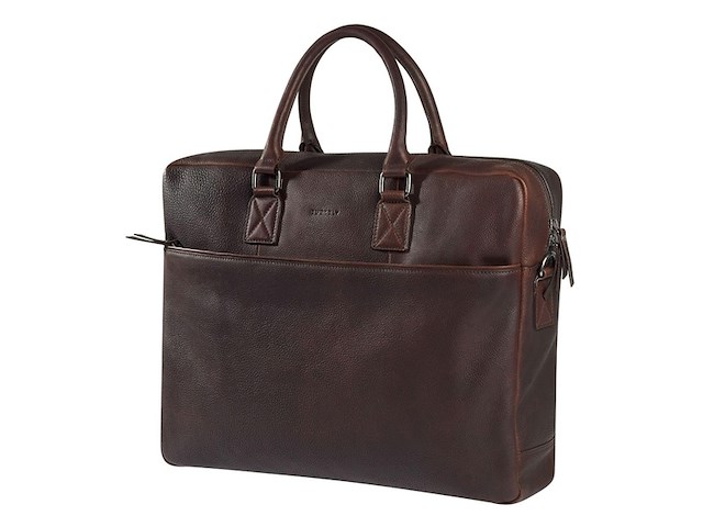 Burkely antique avery unisex laptopbag 17'' bruin - afbeelding 2 van  4