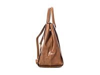 Burkely vintage wieske 2zipper schoudertas cognac - afbeelding 2 van  5