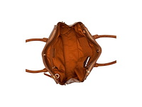 Burkely vintage wieske 2zipper schoudertas cognac - afbeelding 3 van  5