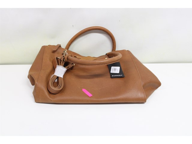 Burkely vintage wieske 2zipper schoudertas cognac - afbeelding 4 van  5