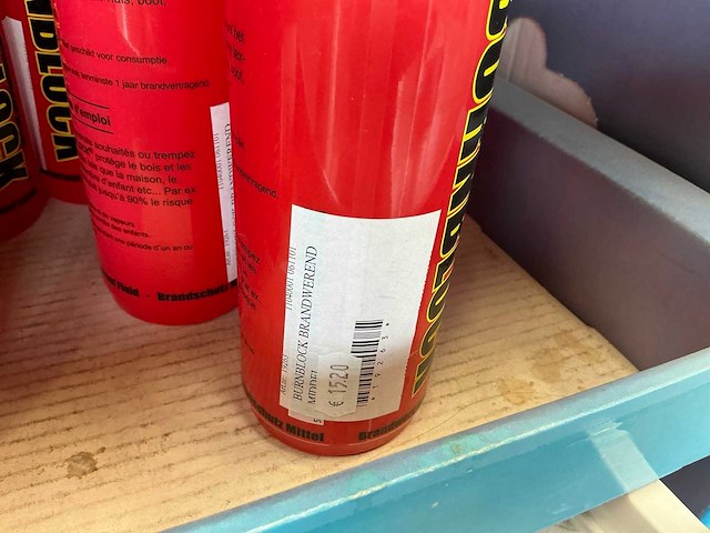 Burnblock display met brandwerend middel (150x) - afbeelding 6 van  6