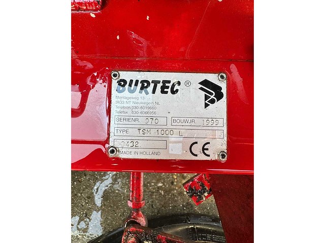 Burtec - tsm 1000 l - bitume machine - afbeelding 6 van  13