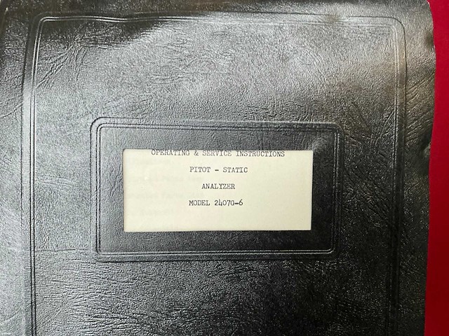 Burton 2407-g-6 pitot statisch analyse systeem - afbeelding 9 van  10