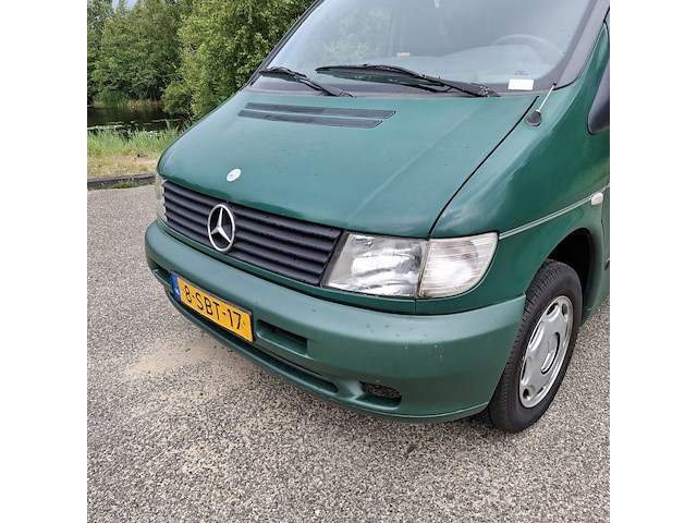 Bus camper, mercedes-benz, vito 110 d, groen, 1998 - afbeelding 2 van  52