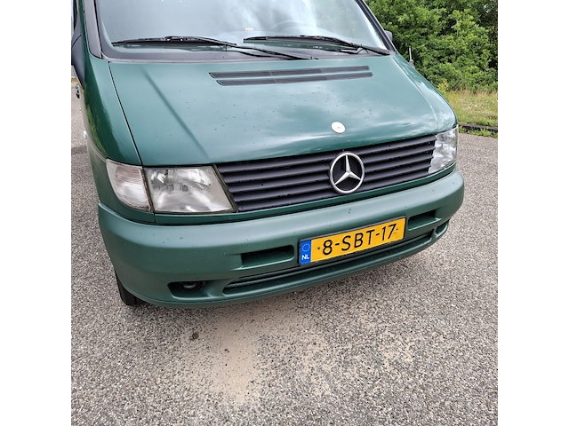 Bus camper, mercedes-benz, vito 110 d, groen, 1998 - afbeelding 4 van  52