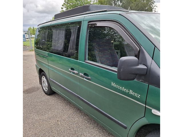 Bus camper, mercedes-benz, vito 110 d, groen, 1998 - afbeelding 7 van  52