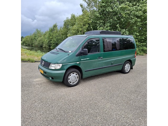 Bus camper, mercedes-benz, vito 110 d, groen, 1998 - afbeelding 1 van  52