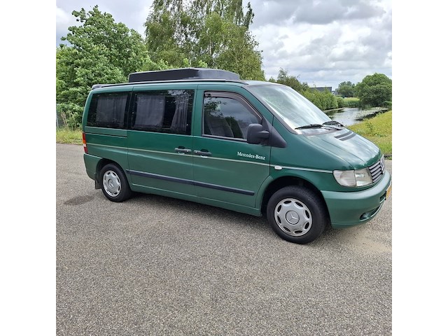Bus camper, mercedes-benz, vito 110 d, groen, 1998 - afbeelding 34 van  52