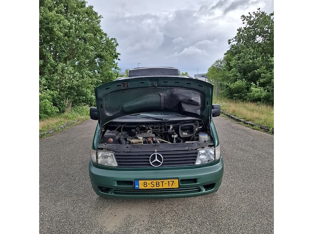 Bus camper, mercedes-benz, vito 110 d, groen, 1998 - afbeelding 46 van  52