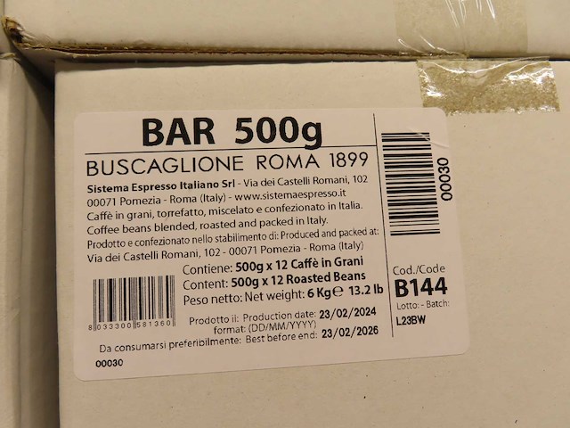 Buscaglione - koffiebonen (120x) - afbeelding 4 van  4