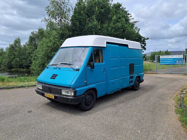 Buscamper, renault, master mk1, blauw, 1990 - afbeelding 1 van  93