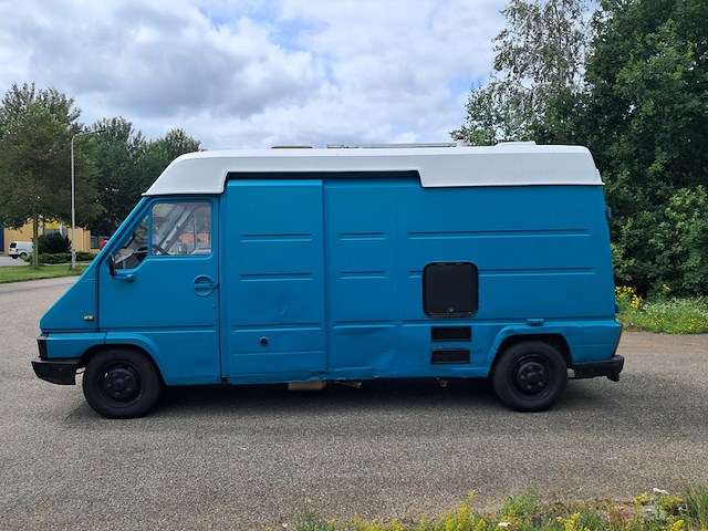 Buscamper, renault, master mk1, blauw, 1990 - afbeelding 12 van  93