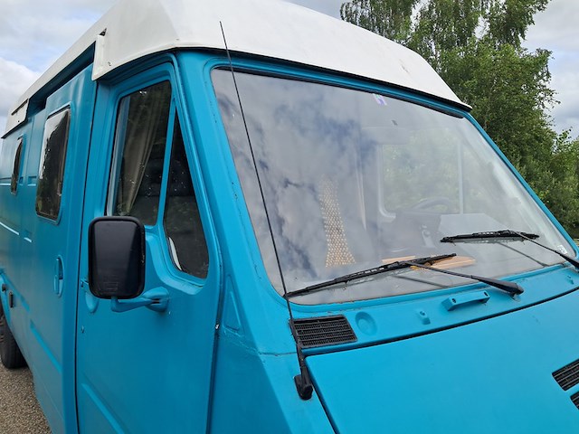 Buscamper, renault, master mk1, blauw, 1990 - afbeelding 24 van  93