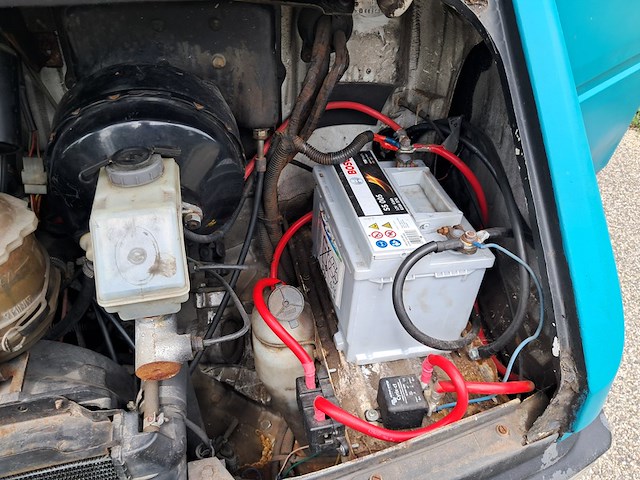 Buscamper, renault, master mk1, blauw, 1990 - afbeelding 52 van  93