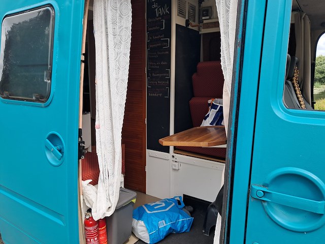 Buscamper, renault, master mk1, blauw, 1990 - afbeelding 57 van  93