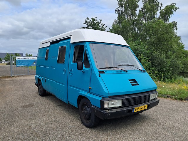 Buscamper, renault, master mk1, blauw, 1990 - afbeelding 67 van  93