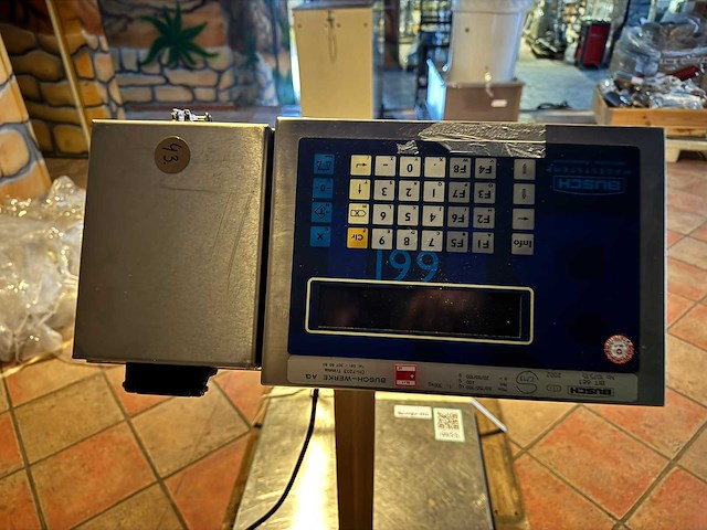 Busch - bit 661 - mobile scale, 0.4-300kg - 2002 - afbeelding 1 van  4