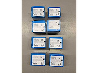 Busch-jaeger - 20 eucbl-45m - contactdoos met randaarde, vab, led-controlelampje, mat zwart (8x) - afbeelding 2 van  3